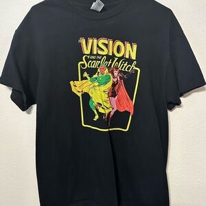 Vision and the Scarlet Witch Graphic Tee